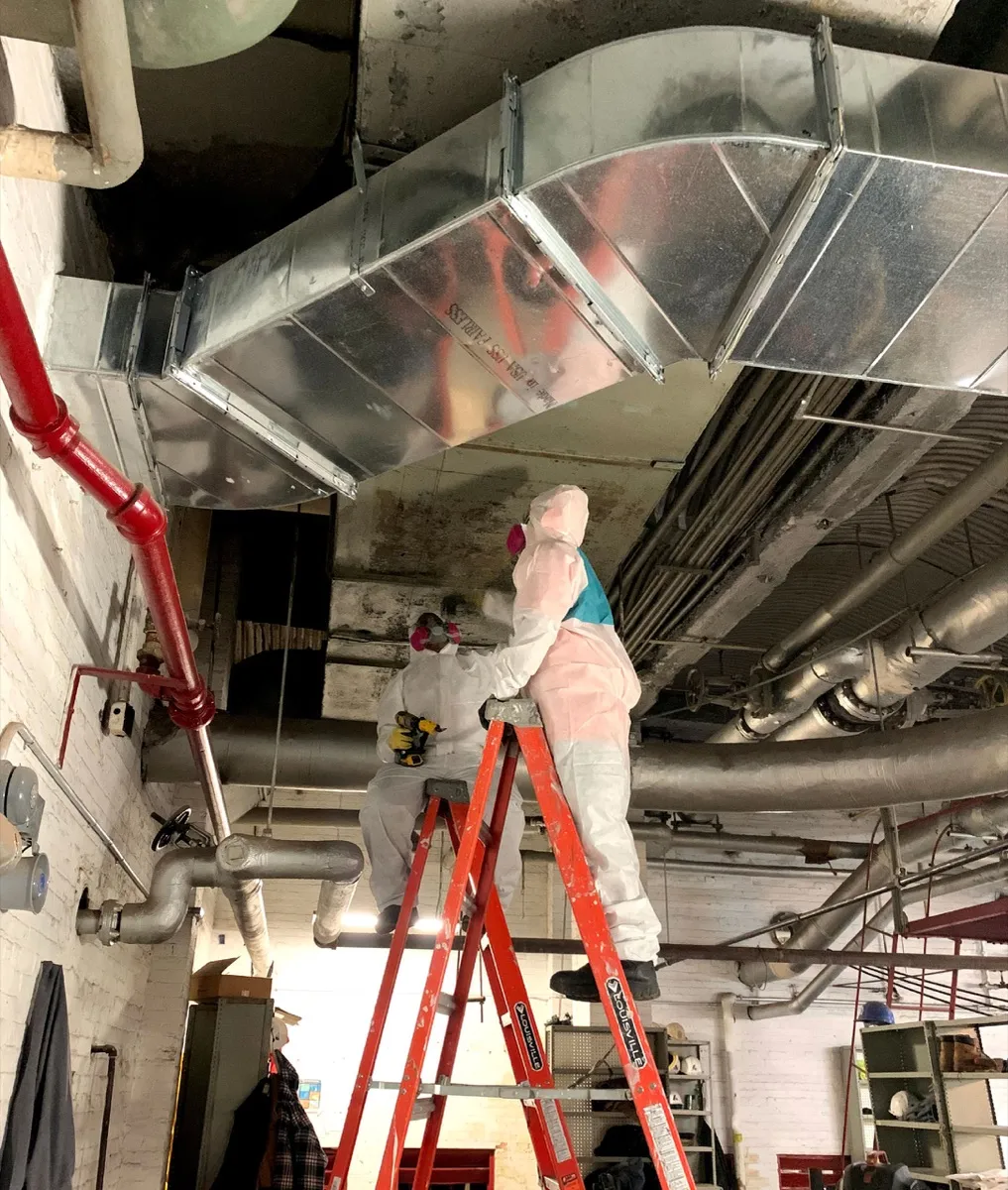 Duct Kings air duct cleaning technicians